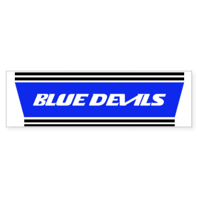 Blue Devils Bumper Sticker Thumbnail