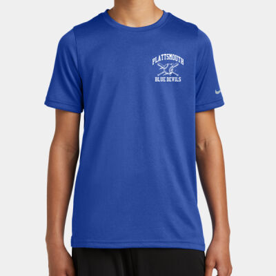 Plattsmouth Select Youth Royal Blue Short Sleeve Thumbnail