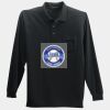 Long Sleeve Silk Touch Polo with Pocket Thumbnail
